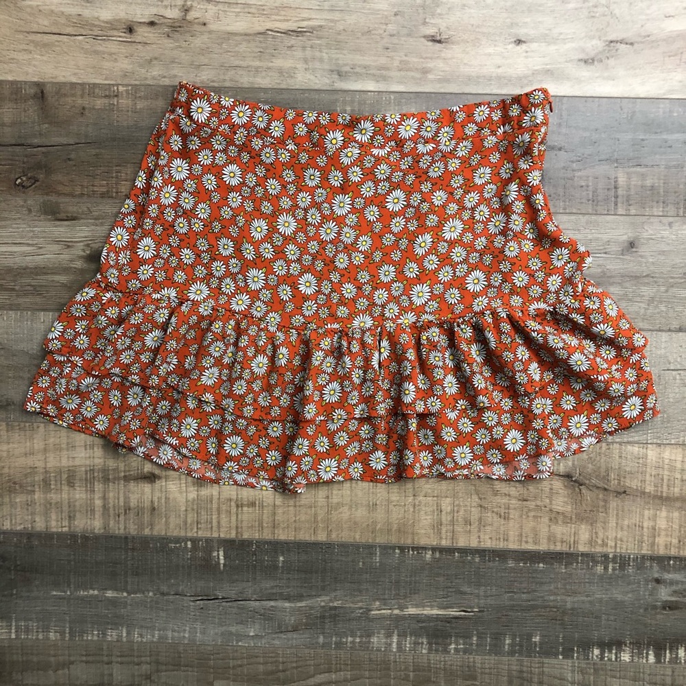 Forever21 Orange Skirt size 0x